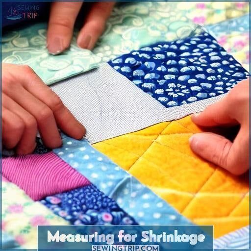 Measuring for Shrinkage Measuring for Shrinkage
