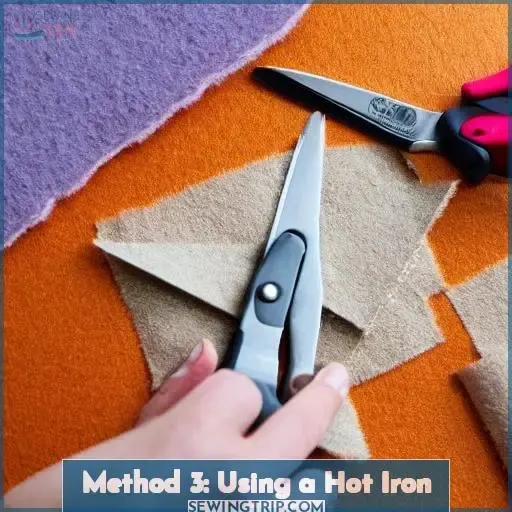 Method 3: Using a Hot Iron