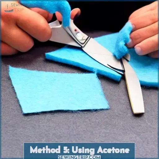 Method 5: Using Acetone