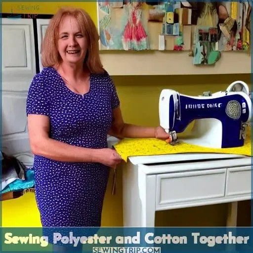 Sewing Polyester and Cotton Together