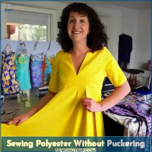 Sewing Polyester Without Puckering