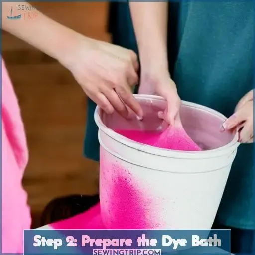 Step 2: Prepare the Dye Bath