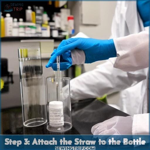 Step 3: Attach the Straw to the Bottle Step 3: Attach the Straw to the Bottle