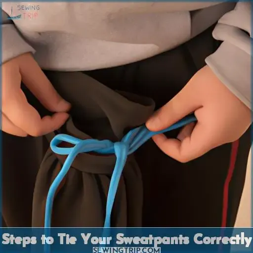 Steps to Tie Your Sweatpants Correctly