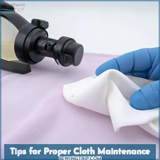 Tips for Proper Cloth Maintenance