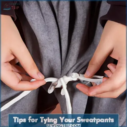 Tips for Tying Your Sweatpants