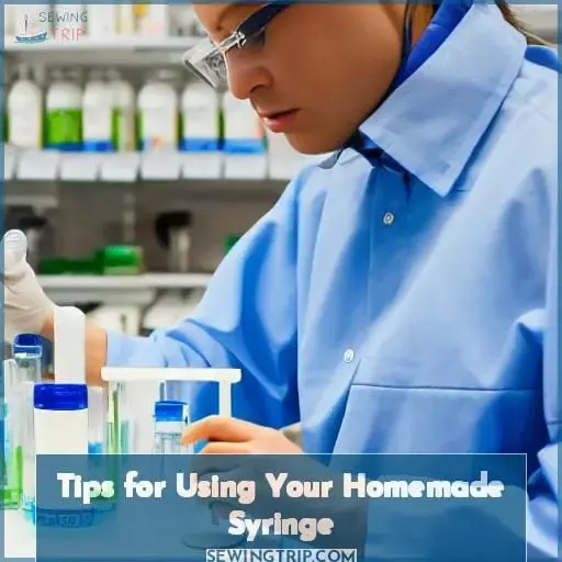 Tips for Using Your Homemade Syringe