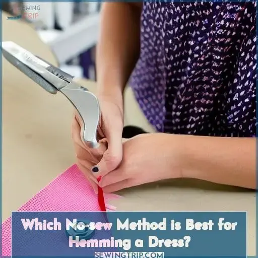 Which No-sew Method is Best for Hemming a Dress?