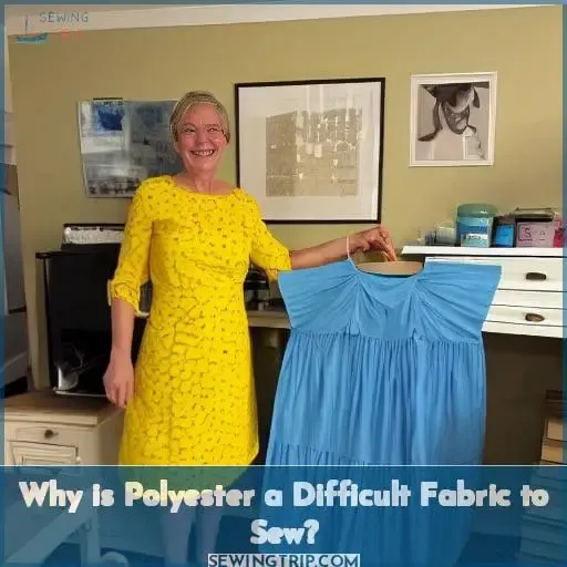 Why is Polyester a Difficult Fabric to Sew?