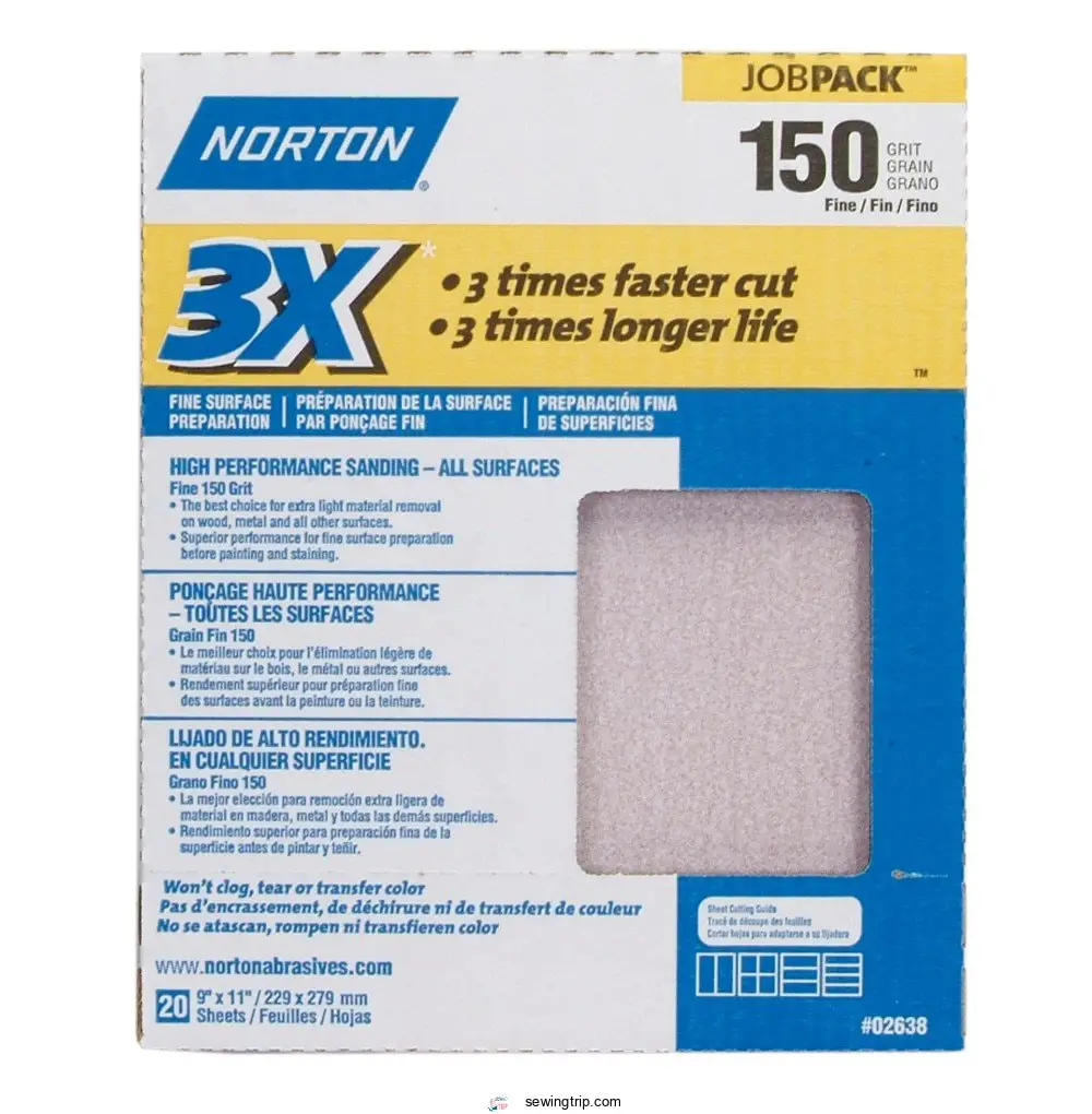 3X Sandsheet 150 Grit Sandpaper