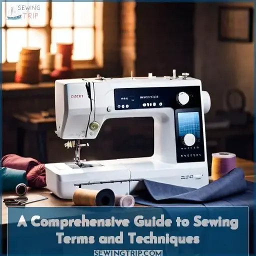 A Comprehensive Guide to Sewing Terms and Techniques