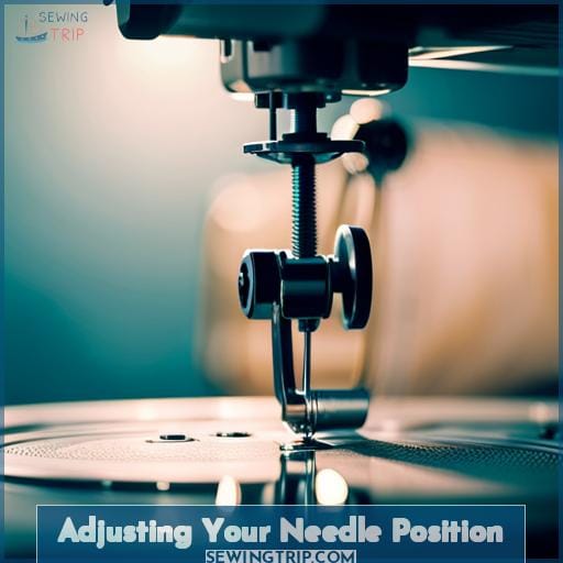 Adjusting Your Needle Position