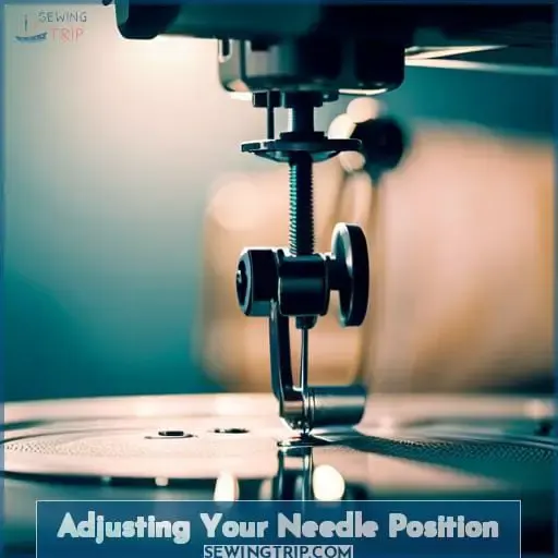 Adjusting Your Needle Position