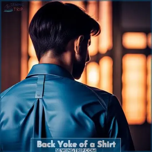 back yoke of a shirt