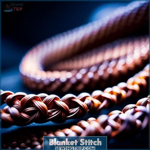 Blanket Stitch Blanket Stitch
