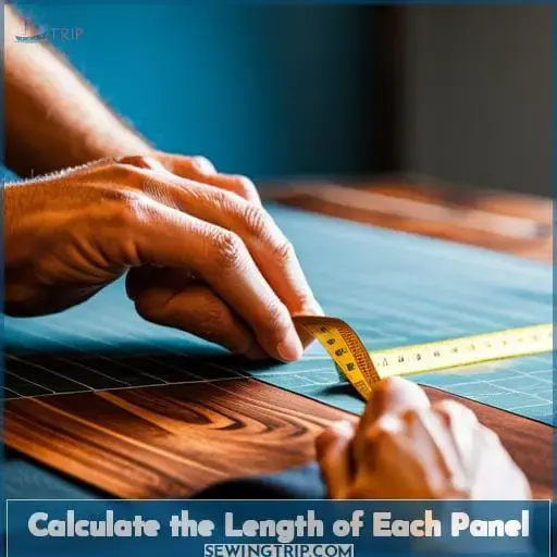 Calculate the Length of Each Panel