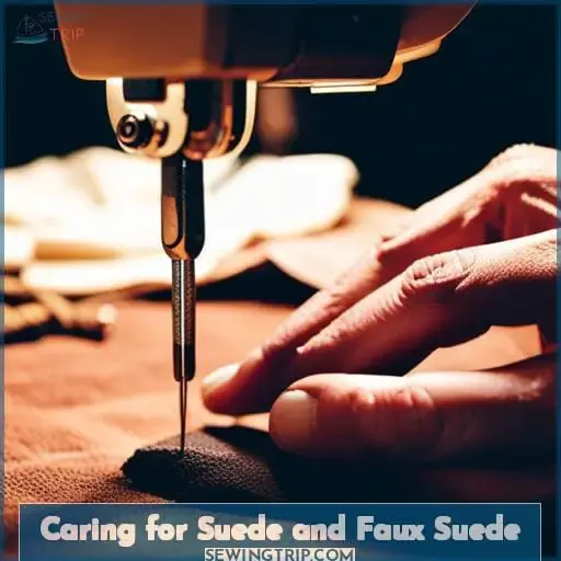 Caring for Suede and Faux Suede