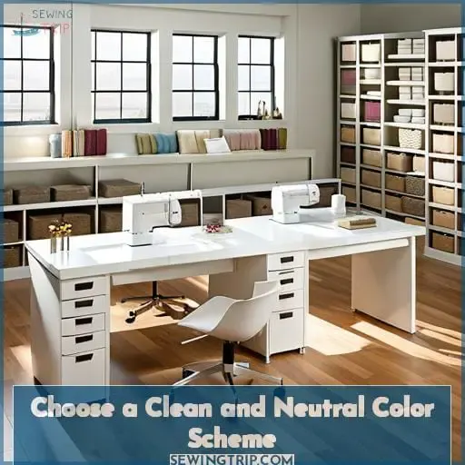 Choose a Clean and Neutral Color Scheme