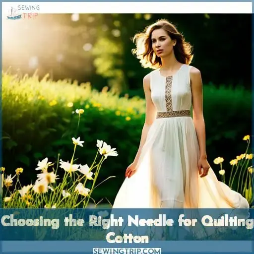 Choosing the Right Needle for Quilting Cotton