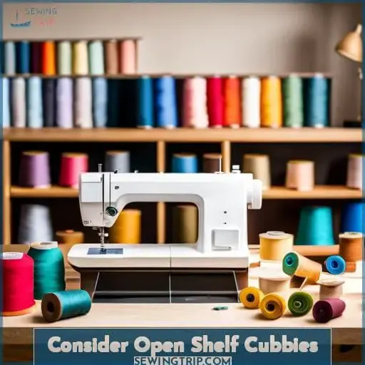 Consider Open Shelf Cubbies