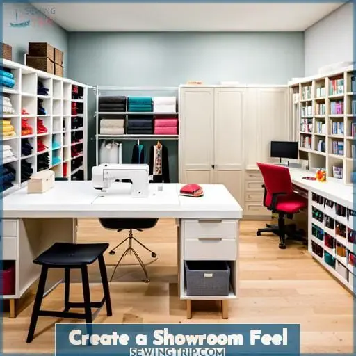 Create a Showroom Feel