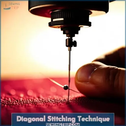 Diagonal Stitching Technique