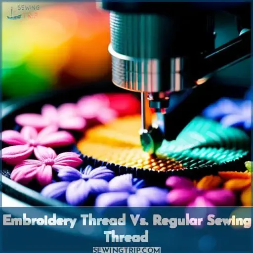 Embroidery Thread Vs. Regular Sewing Thread