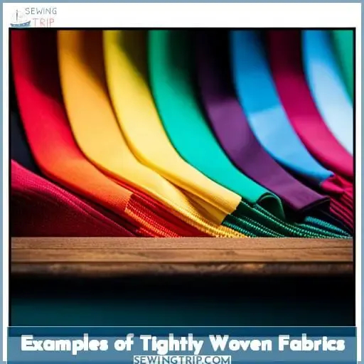 Examples of Tightly Woven Fabrics