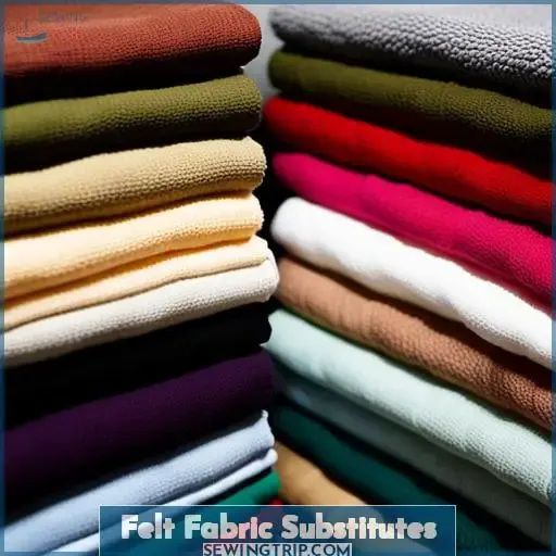 felt fabric substitutes