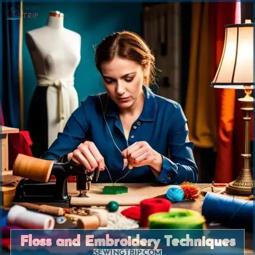 Floss and Embroidery Techniques