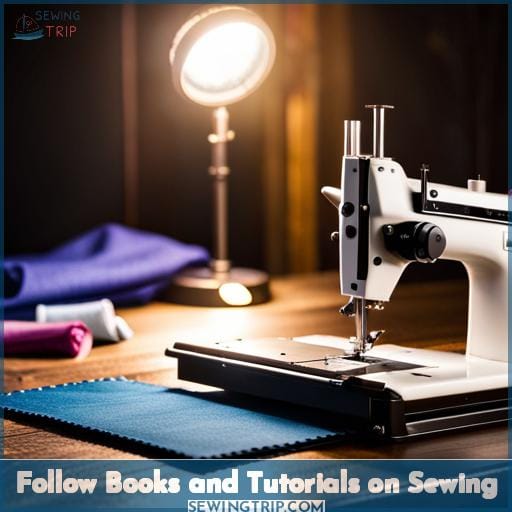 Follow Books and Tutorials on Sewing Follow Books and Tutorials on Sewing