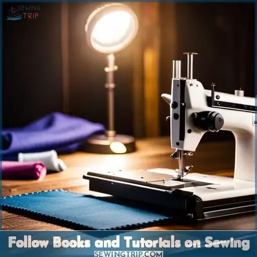 Follow Books and Tutorials on Sewing