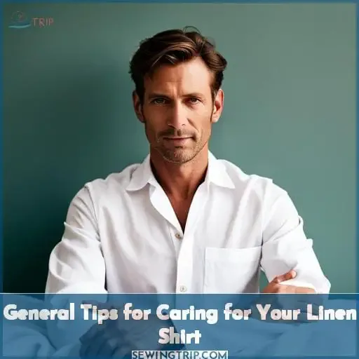 General Tips for Caring for Your Linen Shirt