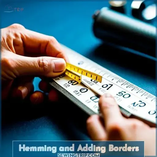 Hemming and Adding Borders