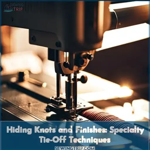 Hiding Knots and Finishes: Specialty Tie-Off Techniques