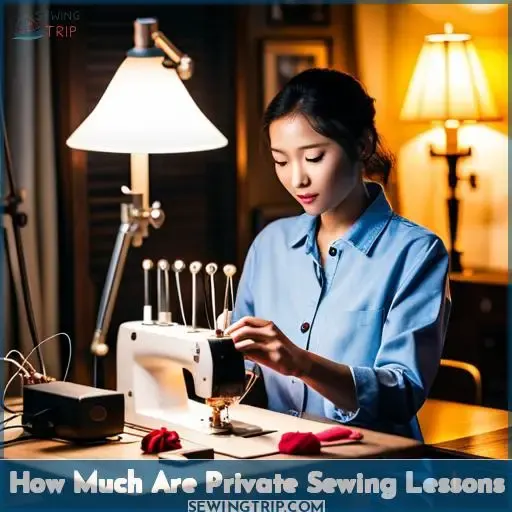 how much are private sewing lessons
