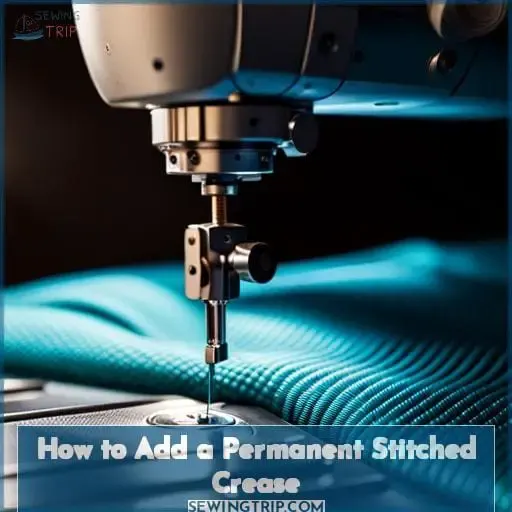 How to Add a Permanent Stitched Crease