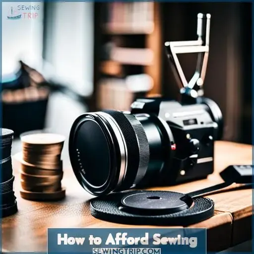 how to afford sewing