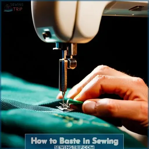 how to baste in sewing