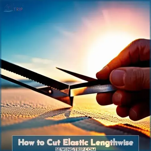 How to Cut Elastic Lengthwise