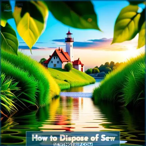 how to dispose of sew how to dispose of sew