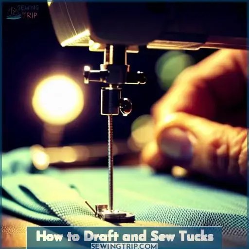 How to Draft and Sew Tucks