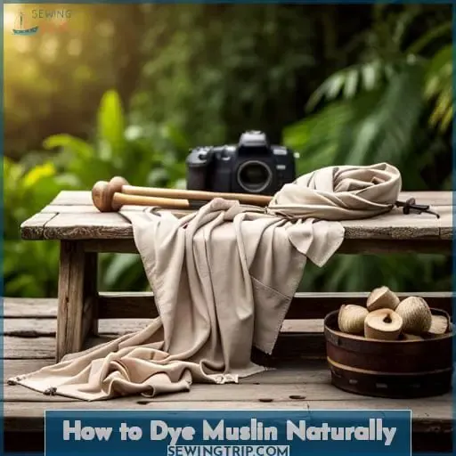 How to Dye Muslin Naturally