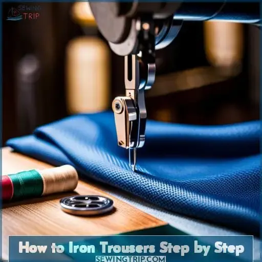 How to Iron Trousers Step by Step