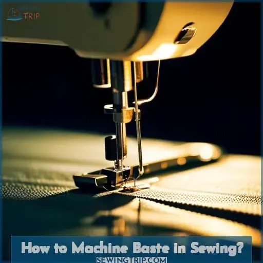 How to Machine Baste in Sewing?