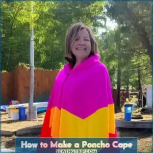 how to make a poncho cape