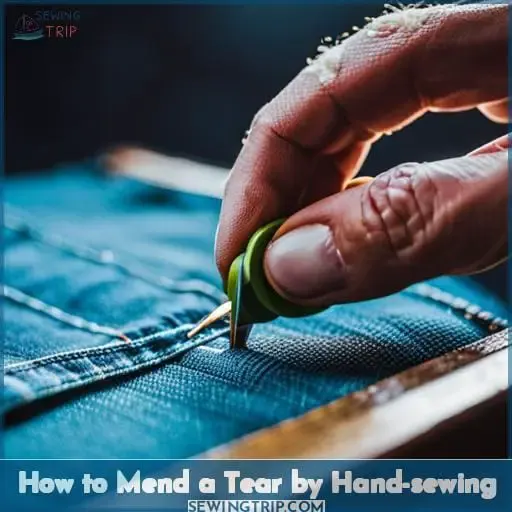 How to Mend a Tear by Hand-sewing
