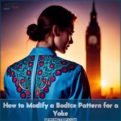 How to Modify a Bodice Pattern for a Yoke