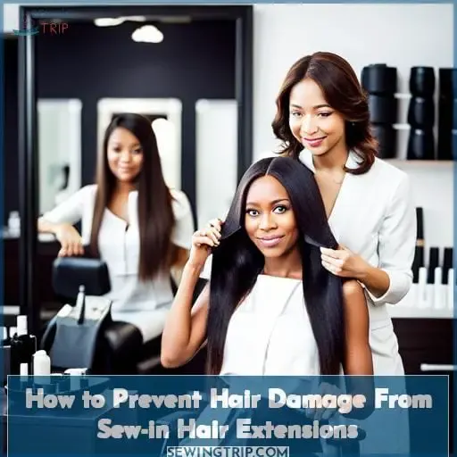 How to Prevent Hair Damage From Sew-in Hair Extensions
