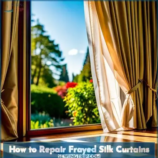 How to Repair Frayed Silk Curtains